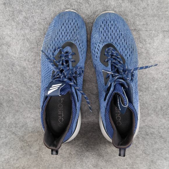 Adidas Shoes Mens 11 Athletic Trainer Alphabounce Running Sneakers Blue Sport - Picture 9 of 15